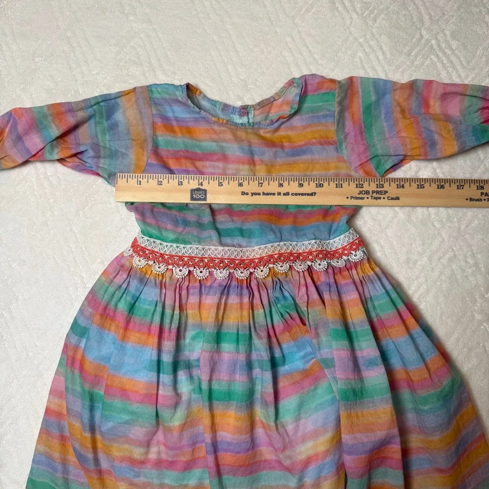 Boho Cottage Girls 3pc Lot Approx Sz 8 Floral Dresses Blouse Unbranded